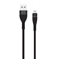 Кабель USB WALKER C580 Lightning black, 1 м