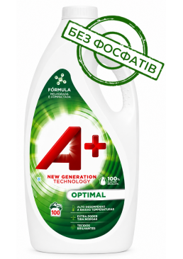 Гель для прання A+ Optimal Універсальний, 4.5 л (100 прань)