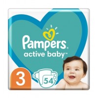 Підгузки Pampers Active Baby розмір 3 (6-10 кг), 54 шт