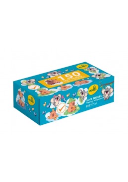 Серветки косметичні Ecolo Kids пенал, 150 шт