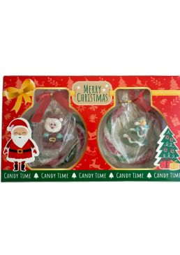 Набір карамельних цукерок-прикрас Becky's CANDY TIME "Merry Christmas", 60 г