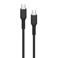 Кабель USB WALKER C795 Type-C to Type-C Black, 1 м