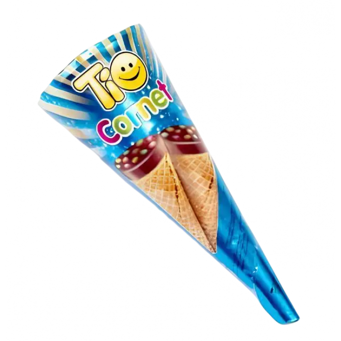 Вафельний ріжок Tio Cornet з фундуком, 20 г - 