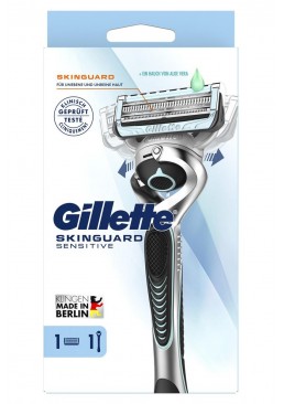 Бритва Gillette SkinGuard Sensitive Aloe Vera (1 бритва + 1 касета)
