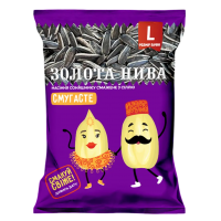 Семена подсолнечника "Золотая Нива" полосатое жареные соленые, 80 г