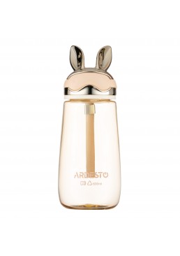 Пляшка для води Ardesto Bunny, 600 мл (жовта)