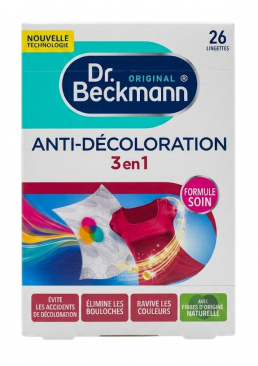 Салфетки-ловушки Dr.Beckmann 3 в 1 для улавливания красок, 26 шт