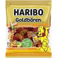 Желейні цукерки Haribo Goldbaren Saft Соковиті золоті ведмедики, 160 г