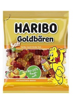 Желейні цукерки Haribo Goldbaren Saft Соковиті золоті ведмедики, 160 г