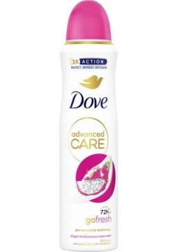 Дезодорант-спрей Dove с ароматом драконьего фрукта и кокосового крема, 150 мл