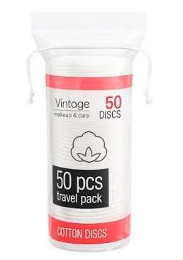 Ватні диски Vintage Travel Pack, 50 шт