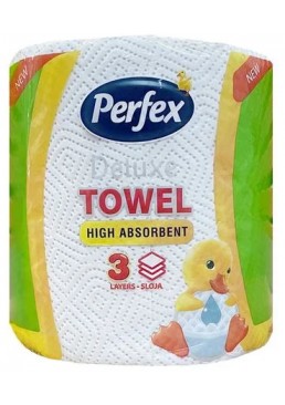  Бумажные полотенца Perfex Deluxe, 3-слойные (150 отрывов)