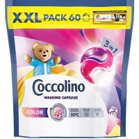 Капсули  для прання кольорової білизни Coccolino Color 3in1 XXL Pack, 60 шт