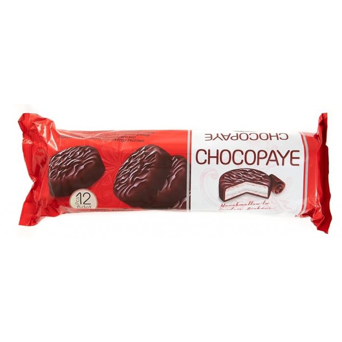 Печиво Choco Paye з молочним шоколадом маршмелоу, 216 г - 