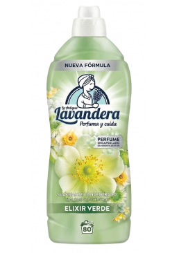 Кондиционер для белья Lavandera Elixir Verde Зеленый эликсир, 1.76 л (80 стирок)