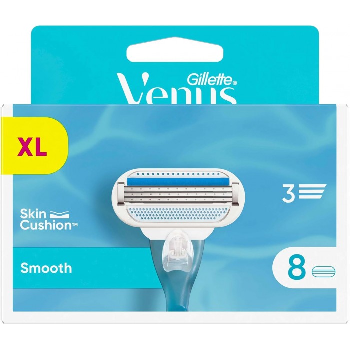 Сменные кассеты для бритья Gillette Venus Smooth, 8 шт - 