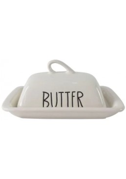Масленка Limited Edition Butter с крышкой бежевая, 19.2см