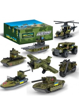Игрушка конструктор IBLOCK Армия PL-921-424, 30-90 деталей