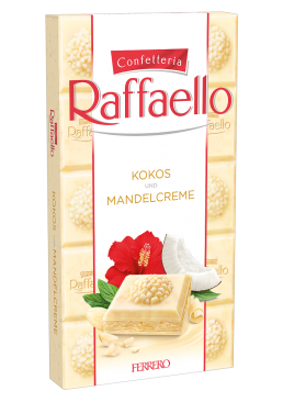 Белый шоколад Raffaello с кокосовой стружкой и миндалем, 90 г