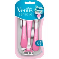 Набір одноразових жіночих станків Gillette Venus 3 Sensitive, 6 шт