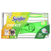 Набір Swiffer 2 in 1 (швабра+ 8 сухих серветок і 1 щітка-магніт)