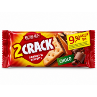 Печенье Roshen «2 CRACK» Sandwich Biscuits Choco, 38 г