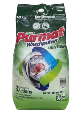 Стиральный порошок Purmat Universal для всех типов белья, 10 кг (100 стирок)
