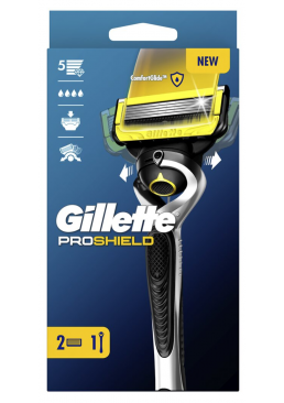 Станок для бритья мужской Gillette Fusion5 Proshield с 2 сменными картриджами