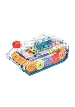 Игрушка танк музыкальный Shantou Jinxing Gear Tank, 10.2х9.9х18 см 