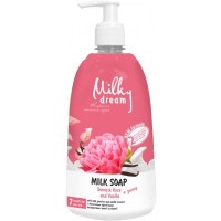 Жидкое крем-мыло Milky Dream Дамасская роза и ваниль, 1 л