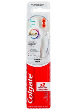 Щетка зубная Colgate Total Active prevention пенная чистка мягкая, 2 шт