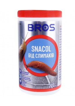 Лимацидний засіб від слимаків Bros Snacol, 200 г