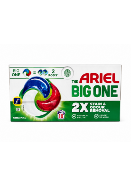 Капсули для прання Ariel Original Big One для білих і кольорових тканин, 18 шт