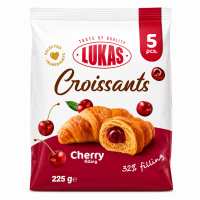 Круассан Lukas с вишневой начинкой, 225 г