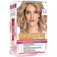 Краска для волос L'Oreal Paris Excellence оттенок 8.13 - Светло-русый бежевый, 1 шт