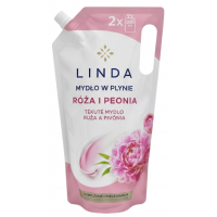 Жидкое крем-мыло Linda Роза и пион, 1 л (запаска)