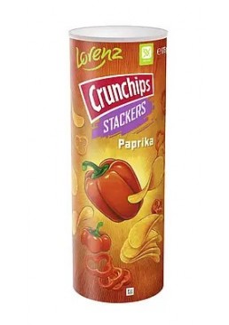 Чіпси Crunchips Stackers зі смаком паприки, 175 г