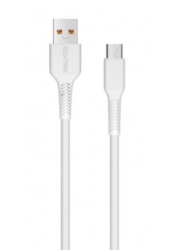 Кабель USB WALKER C315 Micro, 1 м (білий)