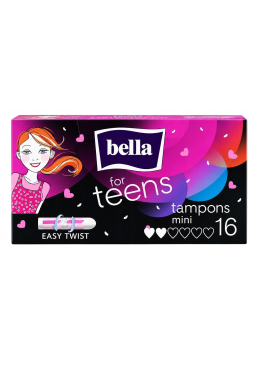 Тампони для підлітків Bella for teens tampons mini, 16 шт 