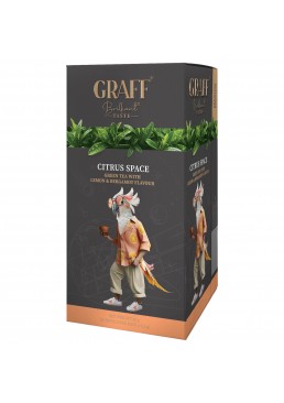 Чай зеленый Graff Citrus Space «Цитрусовый космос», 30 г (20 пакетиков)
