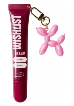 Бальзам-блеск для губ WISHLiST Ruby Nectar Lip Gloss Balm 10 мл + Игрушка-брелок