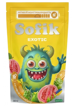 Напій соковий Sofik Exotic зі смаком гуави, 200 мл