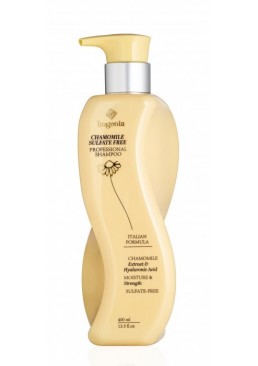 Безсульфатний шампунь для волосся Bogenia BG461№001 Sulfate Free Professional Shampoo з ромашкою, 400 мл 