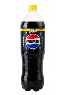 Напій безалкогольний сильногазований Pepsi Black Free, 1.75 л