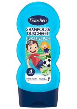 Шампунь для волос и тела Bubchen Юный спортсмен, 230 мл
