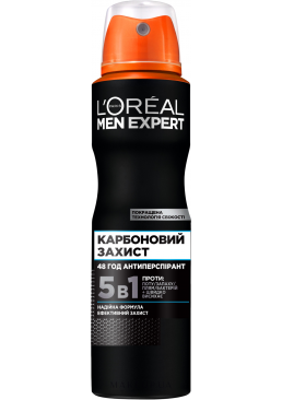 Дезодорант-антиперспірант для тіла L'Oreal Paris Men Expert Карбоновий захист, 150 мл