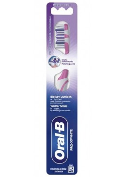 Зубная щетка Oral-B Pro 3D White «Отбеливание» (средняя жесткость)