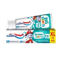 Дитяча зубна паста Aquafresh "Мої великі зубки" від 6 до 8 років, 75 мл