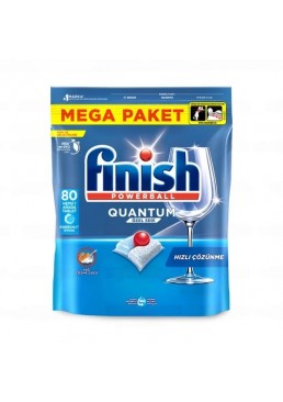 Таблетки для посудомийних машин Finish Quantum, 80 шт