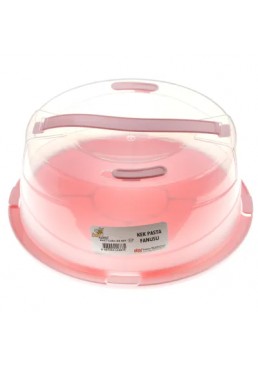 Тортівниця пластикова з кришкою Beehome AK 687, 28.3х12 см